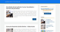 Desktop Screenshot of cursosonlinegratuitos.net